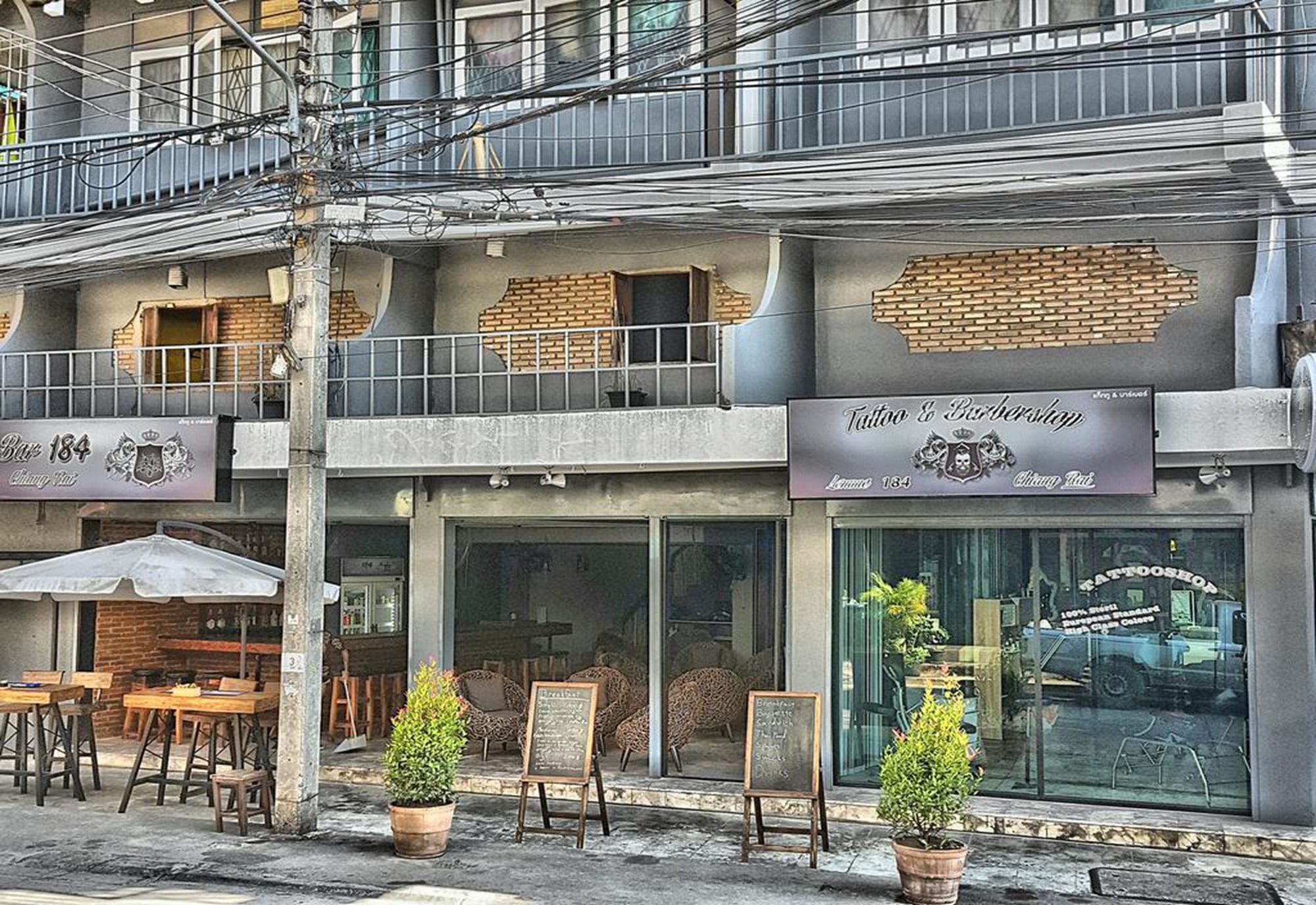 Bar 184 Party Hostel (Adults Only) Chiang Rai Exterior foto